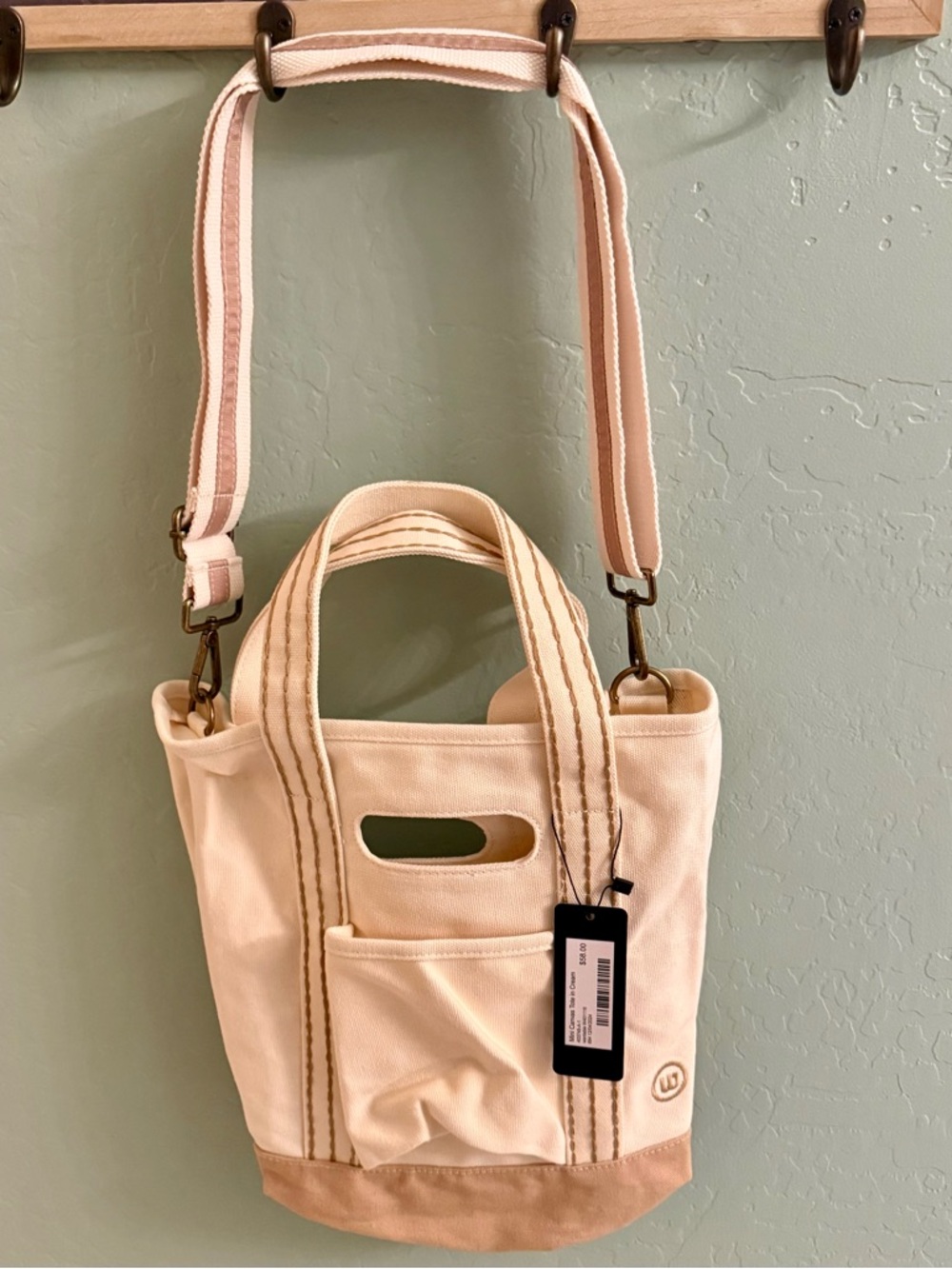 NWT-Wantable-Canvas Tote Crossbody Bag